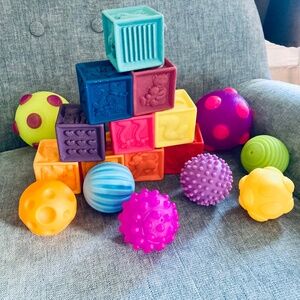Baby Toy Bundle Blocks and Balls